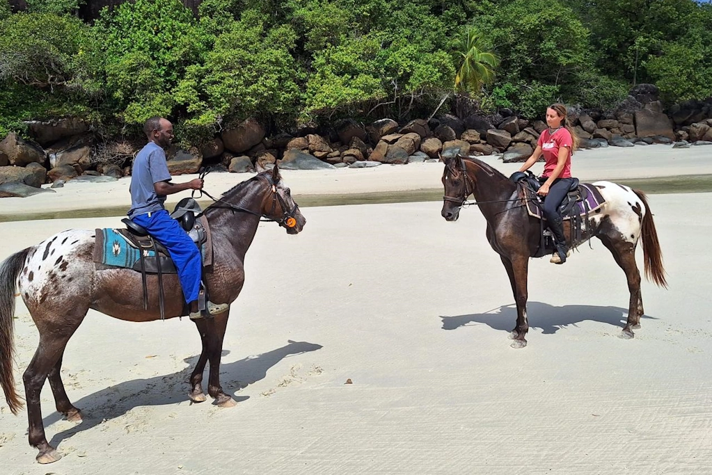 Beach horse riding